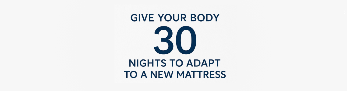Give Your Body 30 Nights to Adapt to a New Mattress