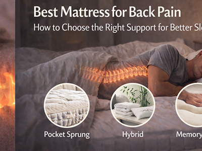 Best Mattress for Back Pain — How to Choose the Right Support for Better Sleep