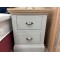 TCH Furniture Coelo Bedside Table 2 Drawers ( PAIR ) Small in Natural Stone - Clearance