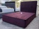 Relyon King Size Classic Firm Edge Open Coil Divan Base with Matching Relyon Rydal Headboard – B Range Aubergine 0378