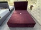 Relyon King Size Classic Firm Edge Open Coil Divan Base with Matching Relyon Rydal Headboard – B Range Aubergine 0378