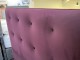 Relyon King Size Classic Firm Edge Open Coil Divan Base with Matching Relyon Rydal Headboard – B Range Aubergine 0378