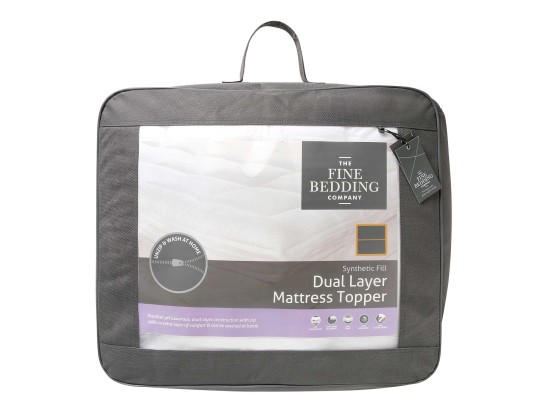 The Fine Bedding Company Dual Layer Mattress Topper