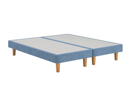 Relyon Premium Padded Top Shallow Divan Base on Legs