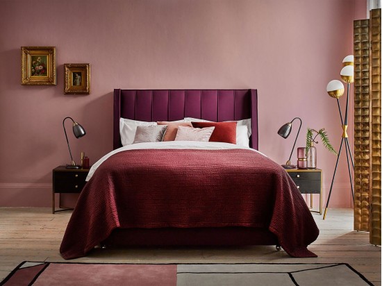Sleepeezee Balmoral Winged Floor Standing Headboard