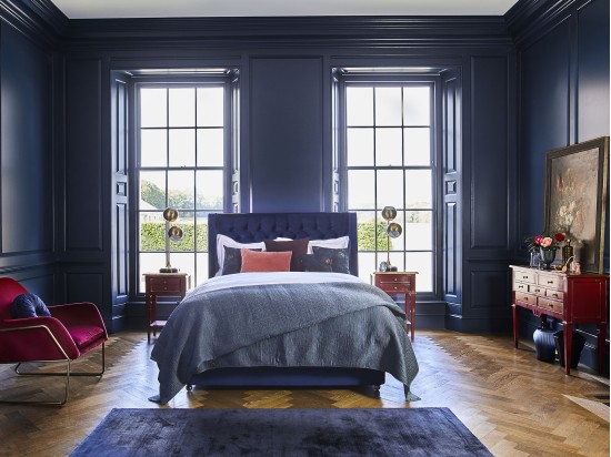 Sleepeezee Blossom Winged Floor Standing Headboard